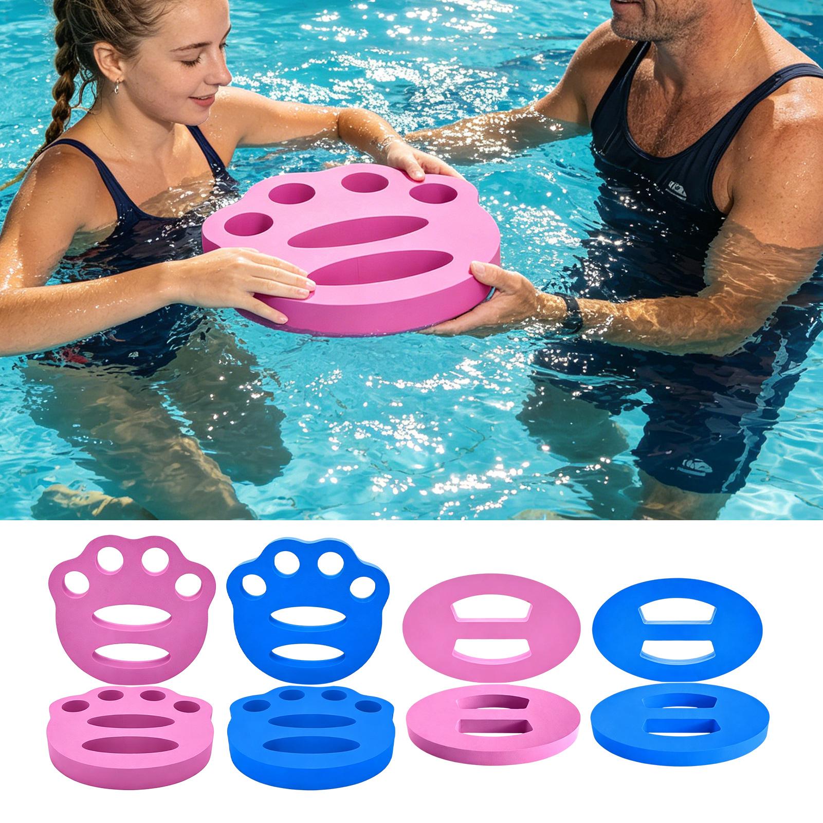 Aquatic Sports Equipment - ウォーターエアロビクスディスク ハンドヘルド水泳用人間工学に基づいたフォーム製品 ウォーターエアロビクス用具 筋肉トレーニング用 スクワット スポーツジム用