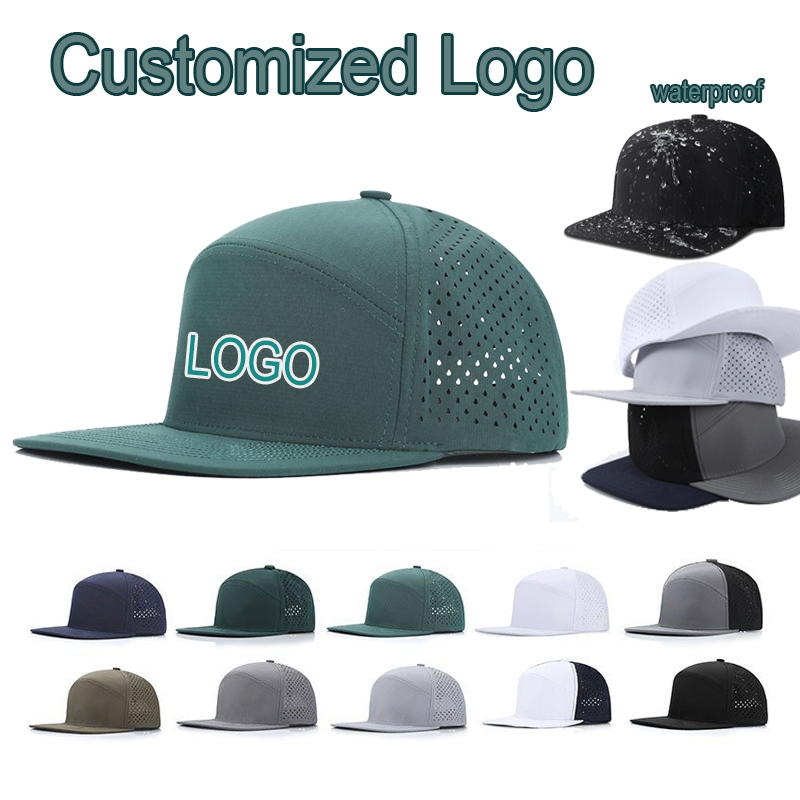 メンズサマー速乾野球帽カスタムロゴレーザー穴メッシュ通気性防 - Aquatic Sports Hat のレビューと価格