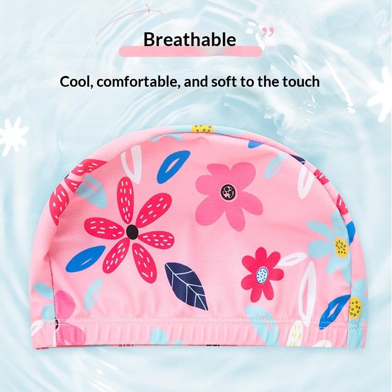 子供用漫画スイムキャップ高弾性防水シリコン帽子男の子女の子用 - Aquatic Sports Hat のレビューと価格