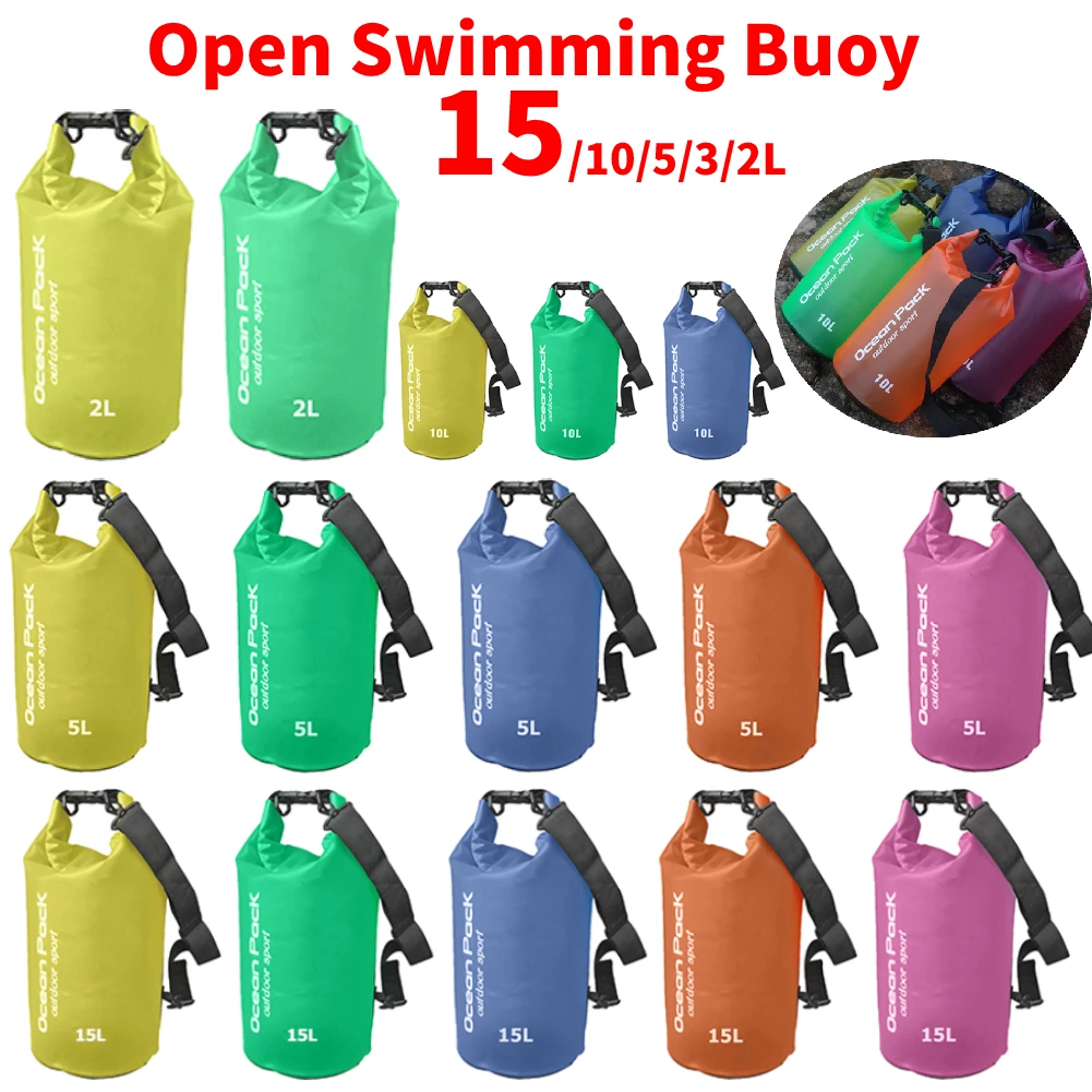 オープンウォーター用防水ドライバッグ,ポータブルブイ,大人用 - Swim Buoy Open Water のレビューと価格