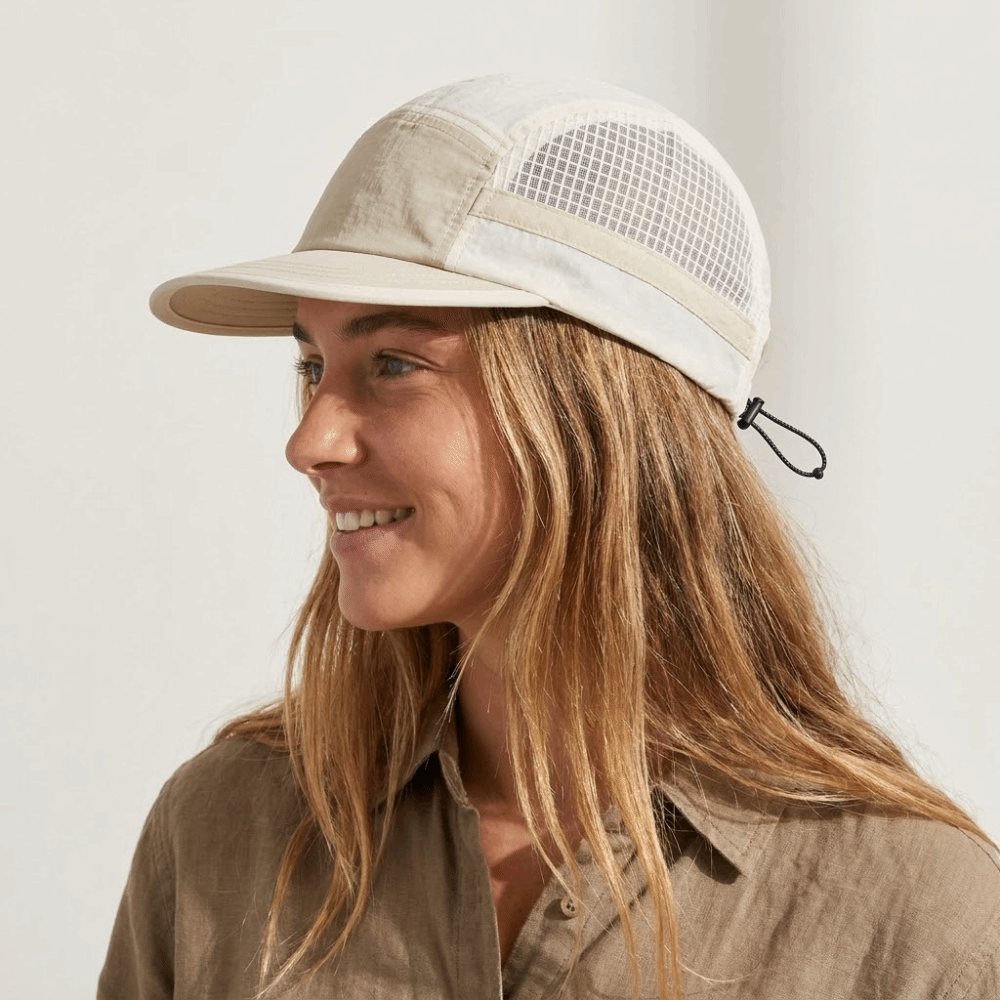 カラーブロックデザインの速乾性野球帽 レトロ5パネル ソフト - Aquatic Sports Hat のレビューと価格