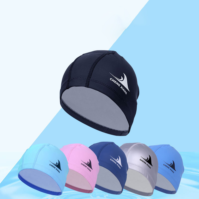 防水生地保護耳長髪スポーツ水泳プール帽子サメ高弾性柔軟な耐久 - Aquatic Sports Hat のレビューと価格