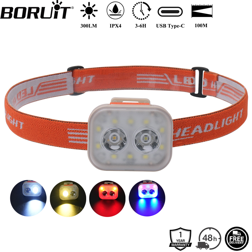 BORUiT 300LM キャップクリップ LED ヘッドラ - Aquatic Sports Hat のレビューと価格