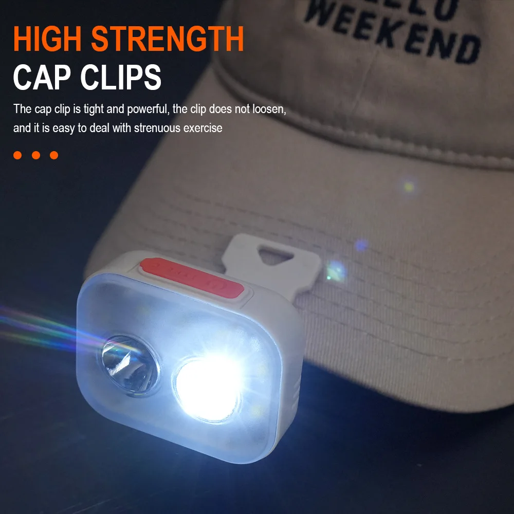 BORUiT 300LM キャップクリップ LED ヘッドラ - Aquatic Sports Hat のレビューと価格